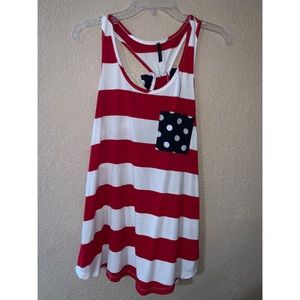 Red White & Blue Tank